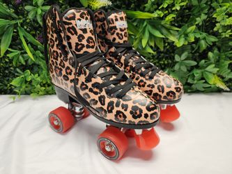 Impala Leopard Print Roller Skates – Women's Size 8 US / UK 6 – Quad Skates