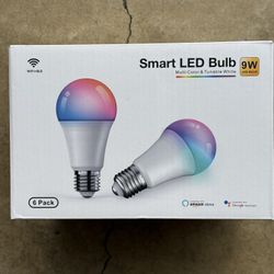 Smart LED Bulb 6 Pack