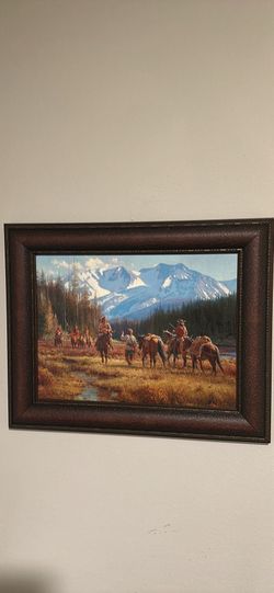 Pair of prints framed from Colorado.