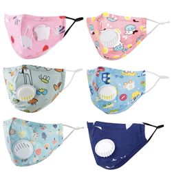 Kids Face Mask 6pcs Reusable Face Masks with 12 Pcs Replacement Filters