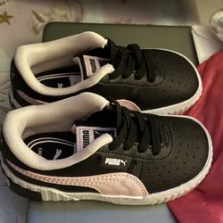 Toddler 6c Pink & Black Pumas Shoes