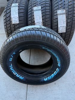 Tires P275/60R15 New
