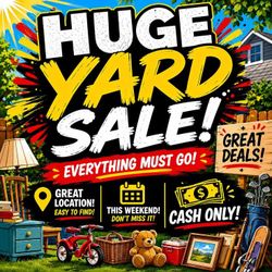 Yard Sale 8/1 1PM 1265 Southwest Alcantarra Boulevard Port Saint Lucie Florida 34953