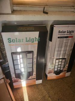 3pcs led solar lights 6500w