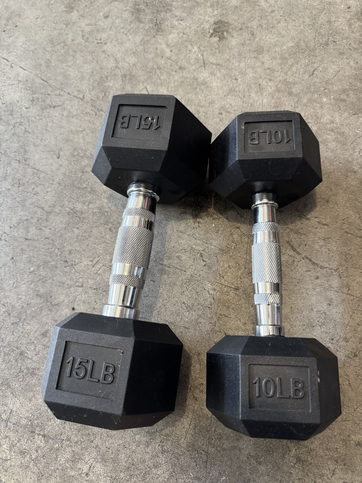 10lb & 15lb Dumbbell