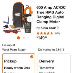 Klein Mutli Meter 600 Amp Clamp