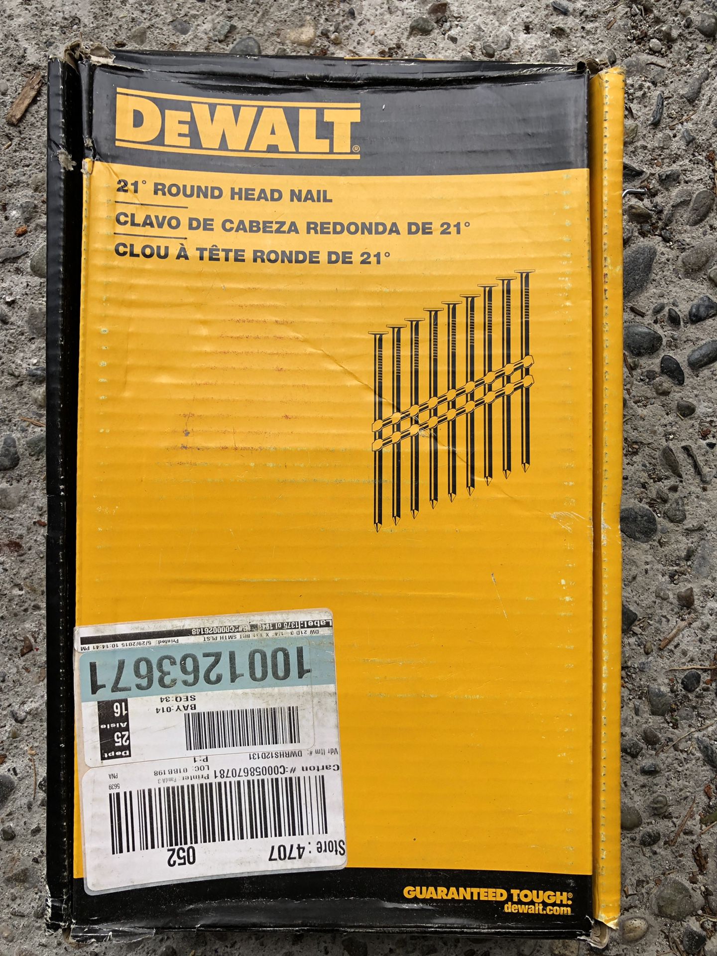 DEWALT 3-1/4” X 0.131” FRAMING NAILS (2000-PACK)