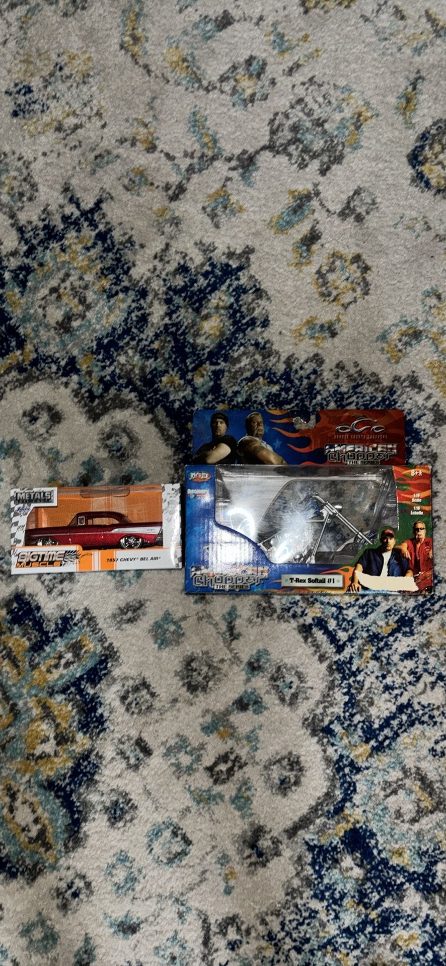 Diecast Car And Motorcycle