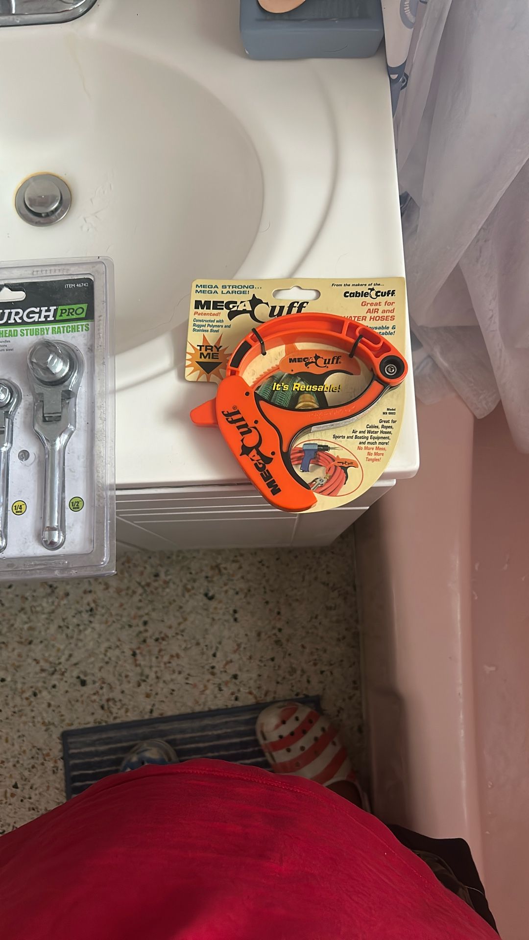 Cable Cuff MEGA Cuff made from High Impact ABS and Stainless-Steel