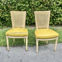 Antique Cane Back Dining Chairs 6 In Total Each $200