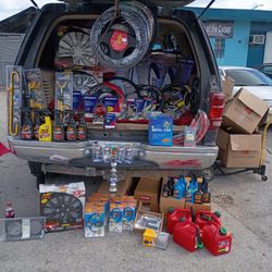 Sale On Automotive Accessories On The Corner Of Angle Road And Orange Avenue In Fort Pierce Florida