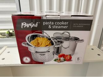 Pasta cooker and steamer