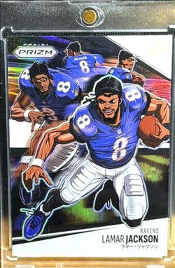 Panini prizm Lamar Jackson manga insert