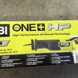Ryobi 18V Cordless Sawzall (tool Only)