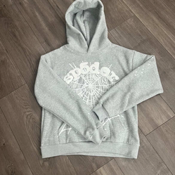 Sp5der Grey Hoodie Size Small – Great Condition