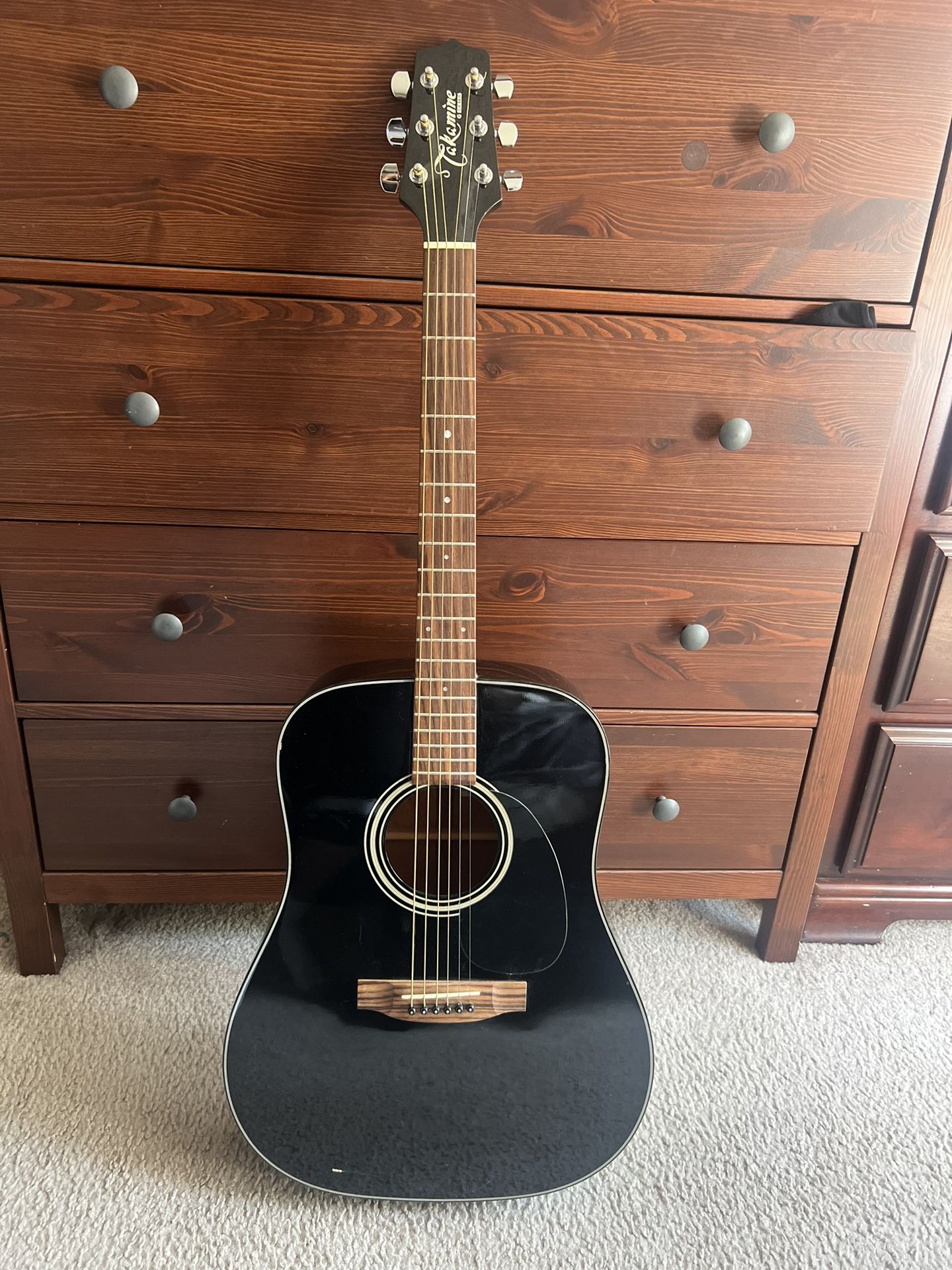 Takamine G320BL Acoustic Guitar Guitarra Acoustica!