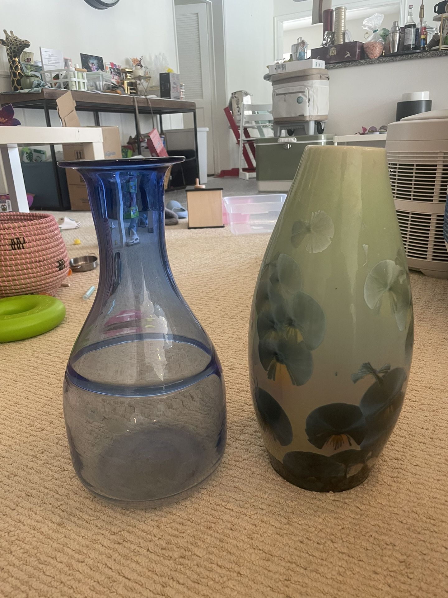 Two Flowers Plant Vases