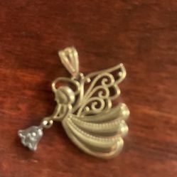 10k Gold Michael Anthony Angel Charm 