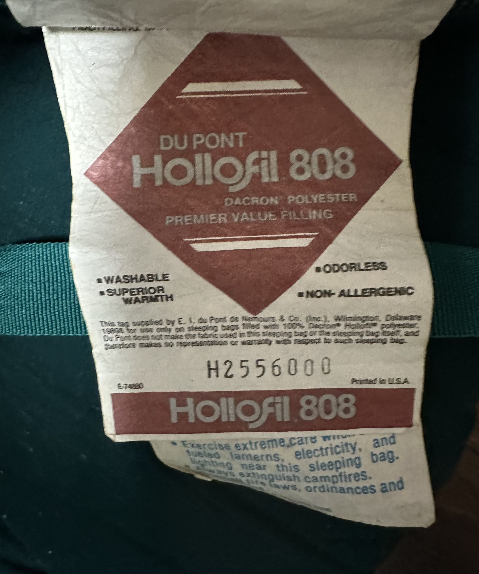Vintage Hollofill Sleeping Bag
