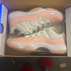 Pink & White Jordan 11s