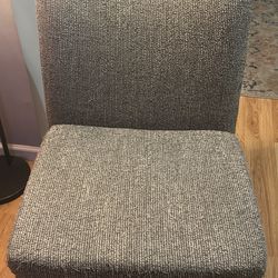 Black And Cream Slipper Accent Chair