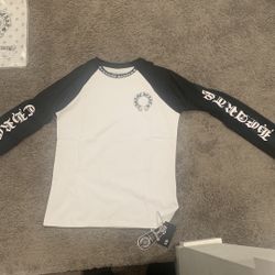Chrome Hearts Long Sleeve Tee 🖤 Black & White | Size Large | New w/ Tags