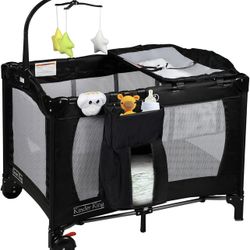3 win 1 Portable Nursery Center, Foldable Playard/Playpen
