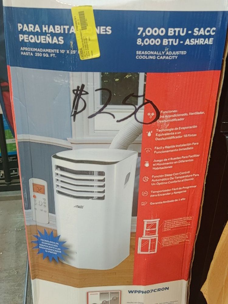 New Portable 7000 Btu Ac Unit