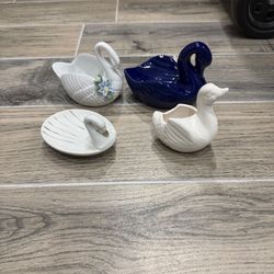 Glass Swans $30