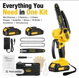SOARFLY High-Power Cordless Mini Chainsaw – Portable Electric Wood-Cutting Saw