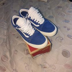 Blue Pig Suede Vans