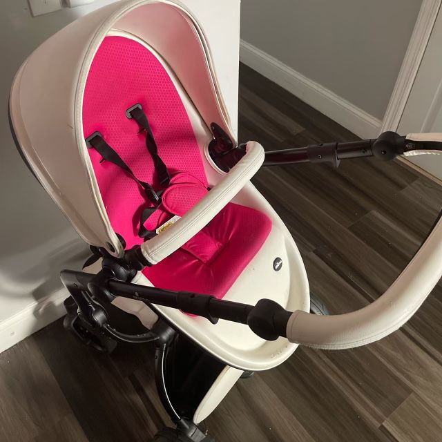 Mima Leather Stroller