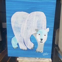 Canvas Eric Carle “Polar Bear” $20