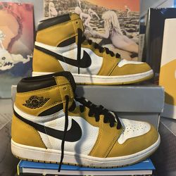 Air Jordan 1 “Yellow Ochre”  - Size 10.5 - $60