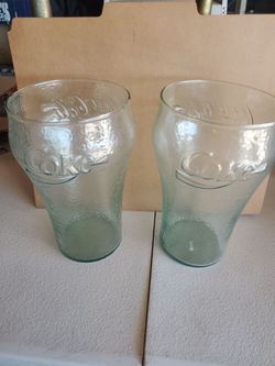 Collectable coke glasses