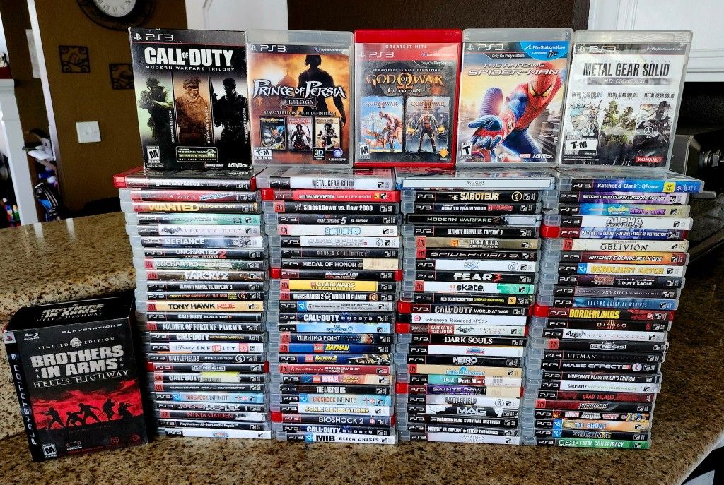 Selling a Bunch Of Sony PS3 / PLAYSTATION 3 games Here