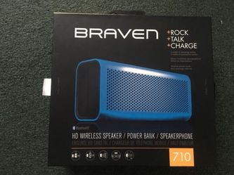 Braven 710 wireless Bluetooth speaker 12 hours