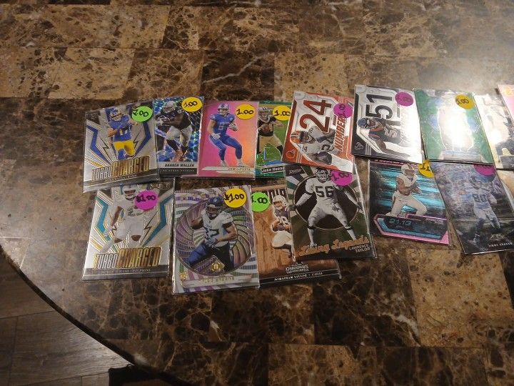 Shiny Football Cards