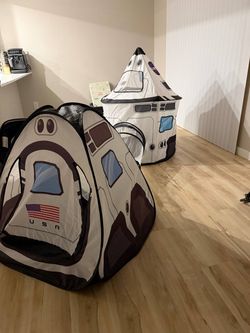NASA Space Shuttle Play Tent with Tunnel – Kids Playhouse