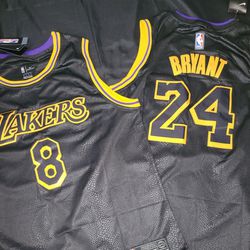 LAKERS Kobe Bryant jerseys (L, XL, 3XL) 