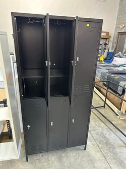 6 door metal locker