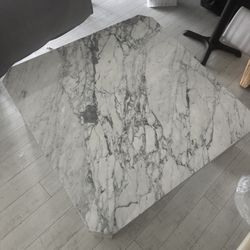 Modern Luxury Set – Marble Coffee Table + 2 Chairs + Gloss Cabinet