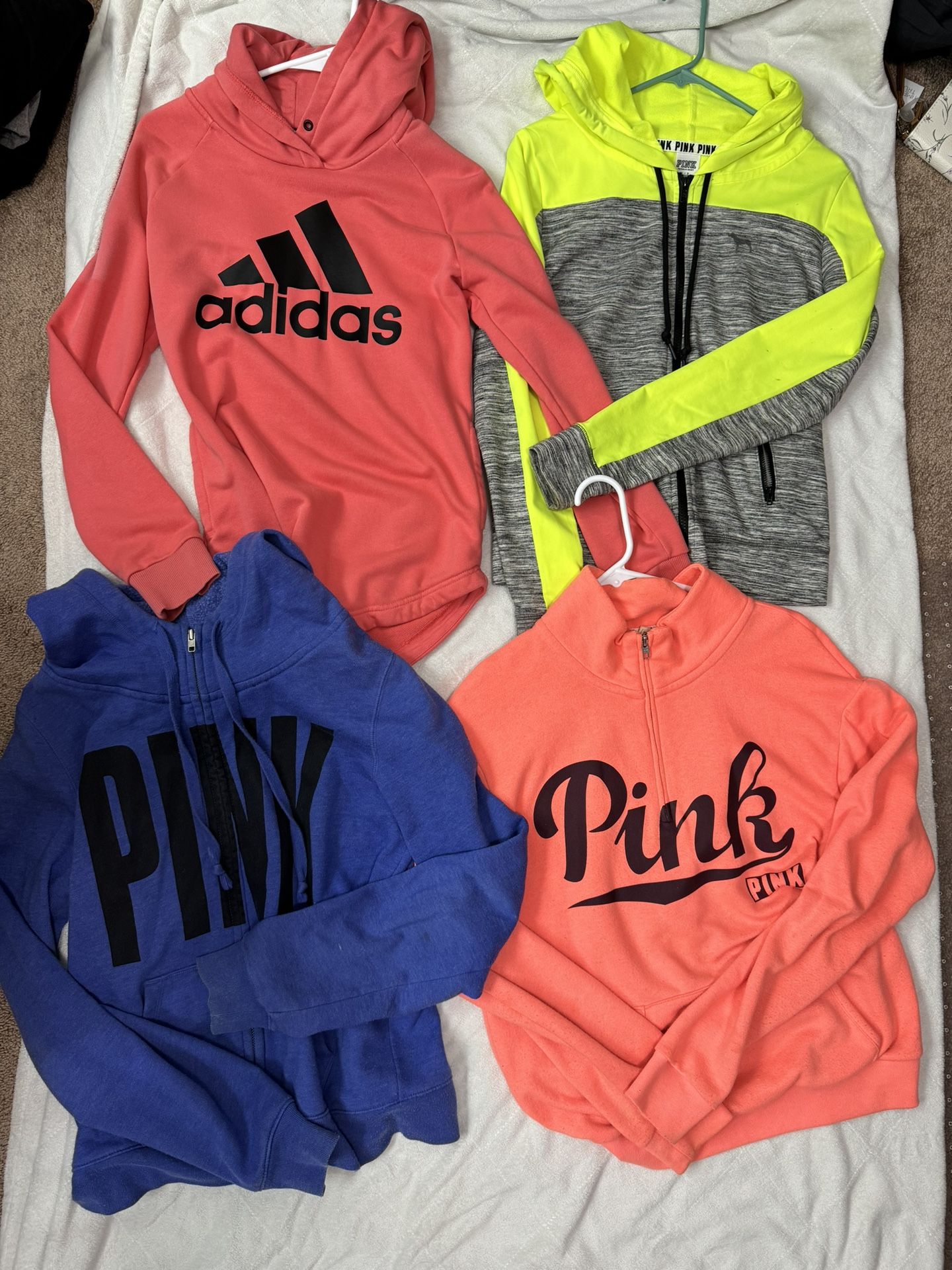 Women’s VS PINK & Adidas Hoodies/sweatshirts