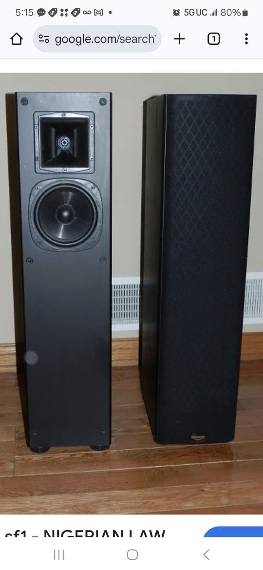Klipsch Sf-1 Loudspeakers