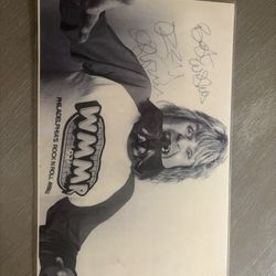 Signed Ozzy  Osbourne  photo 