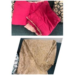 Queen Comforter / Oblong Tablecoth
