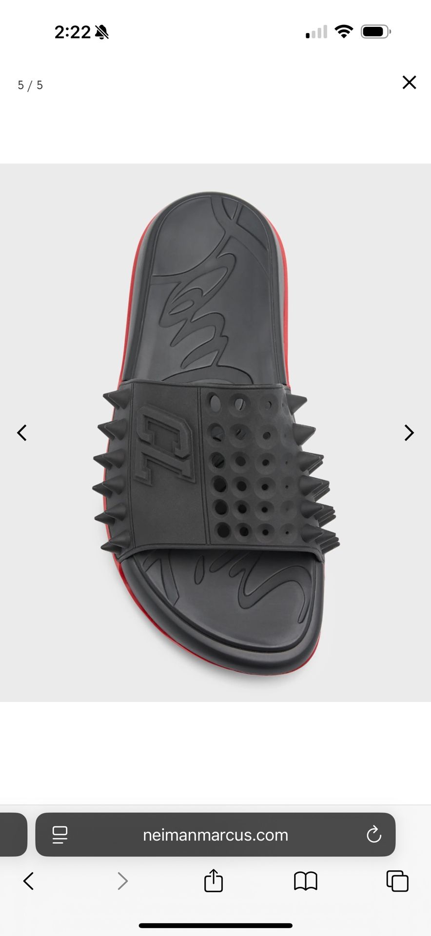 Red Bottoms Slides