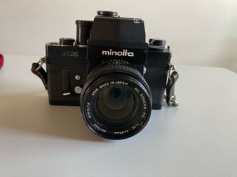 Minolta XK 35 mm Film Camera with MC Rokkor-PG50 MM F/1.4 lens