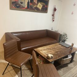Sofa, Couch, Coffee Table, Chairs