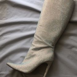 Sequin Boots 
